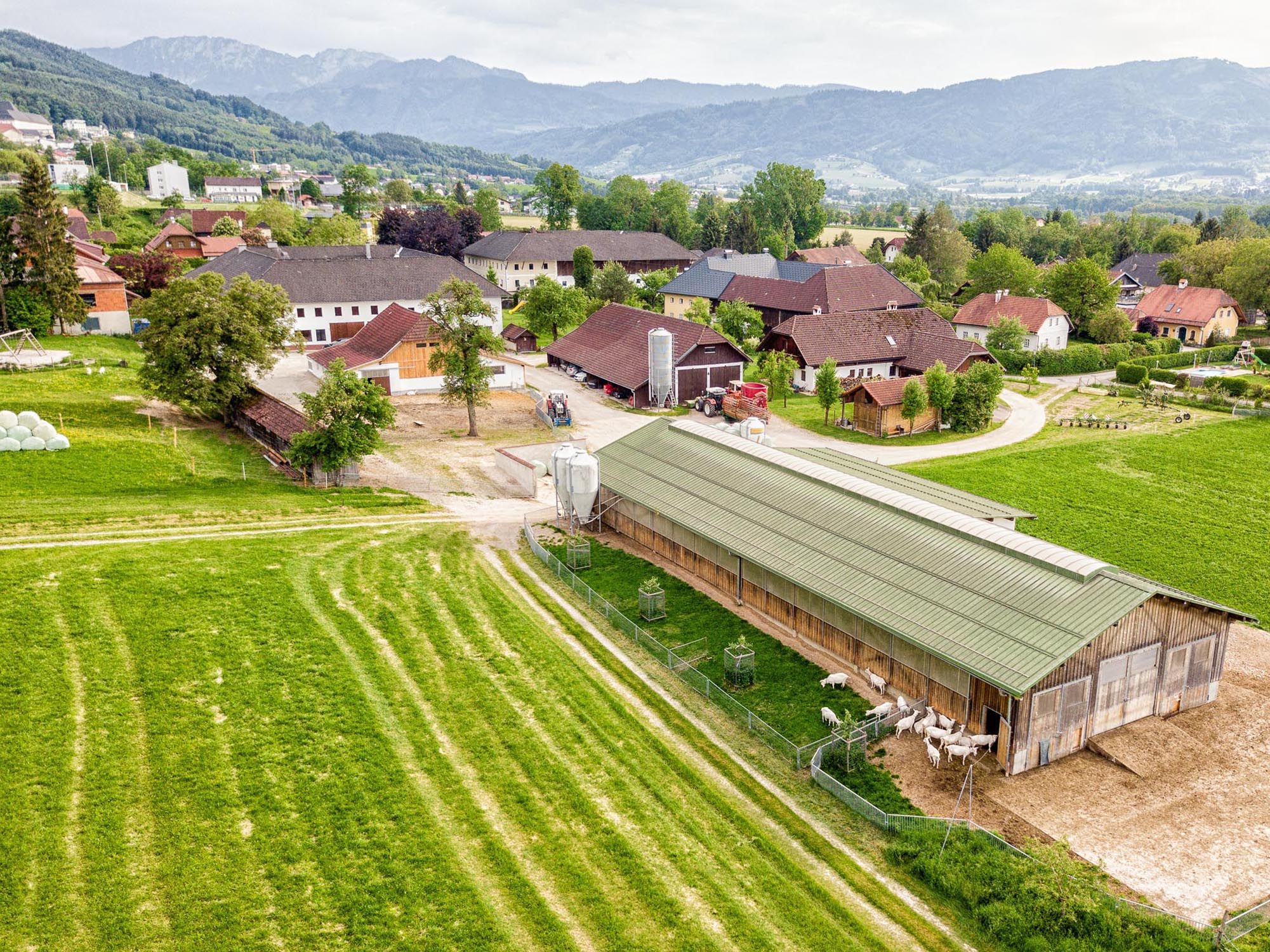 Ziegenhof Gaferhelm, Ansicht von oben